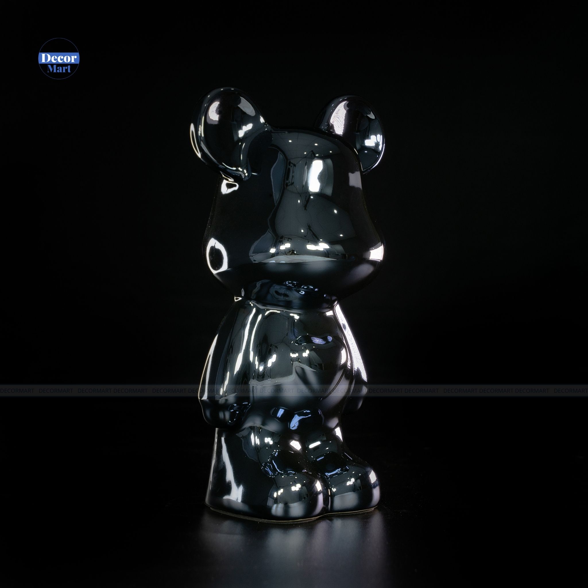 Móc khóa hình Gấu Bearbrick Robot có dây đeo Cute MK558
